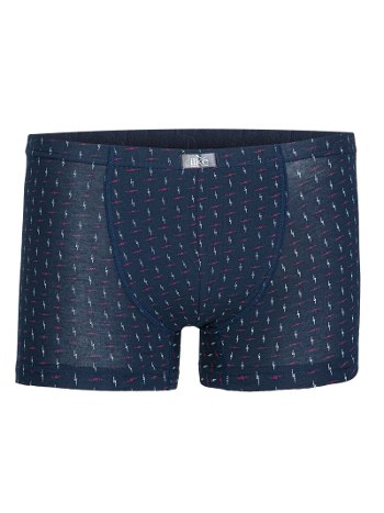 Pamuklu Modal Desenli Boxer İlke 1616