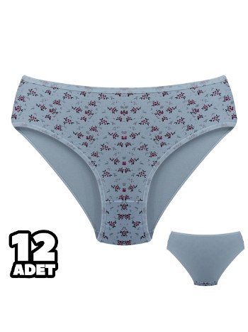 Yüksek Bel Desenli Kadın Külot Dondeza 201134