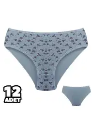 Yüksek Bel Desenli Kadın Külot Dondeza 201134