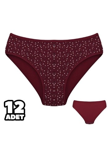 Çiçek Desenli Yüksek Bel Kadın Külot Dondeza 201135