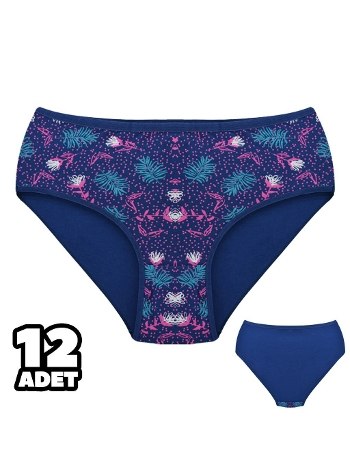 Lacivert Yüksek Bel Külot Karın Desteği Dondeza 201-141