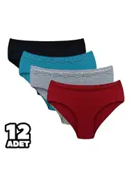 Dantelli Yüksek Bel Slip Külot Dondeza 3035