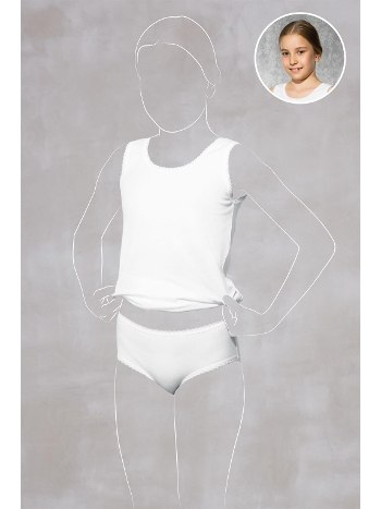 %100 Pamuklu Kız Çocuk Slip Külot Doreanse 310