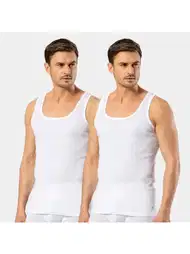 Pamuklu Ribana Askılı Erkek Atlet Cacharel 1501