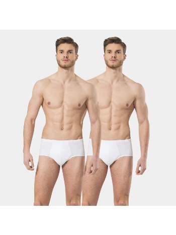 Pamuklu Düz Klasik Erkek Slip 2'li Paket Türen 111