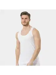 Pamuklu Ribana Askılı Erkek Atlet Türen 180