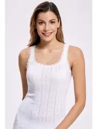 Ribana Geniş Askılı Pamuklu Atlet İlke 2024