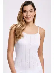 Pamuklu Ribana İp Askılı Atlet Siyah İlke 2023