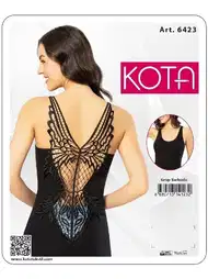 Kalın Askılı Güpür Detaylı Atlet Kadın Kota 6423