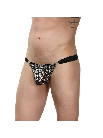 La Blinque Erkek baskılı  yandan acılmalı slip 15751