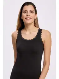 Pamuklu Nefes Alabilir Geniş Askılı Atlet İlke 2313