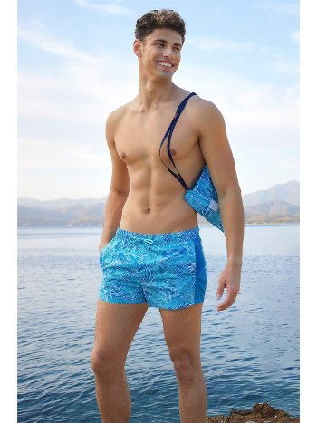 Modal Pamuklu Elastan Kısa Erkek Deniz Şortu Doreanse 3836
