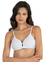 Dantel Detaylı Önden Açma Kaplı Sütyen Fabony 1130