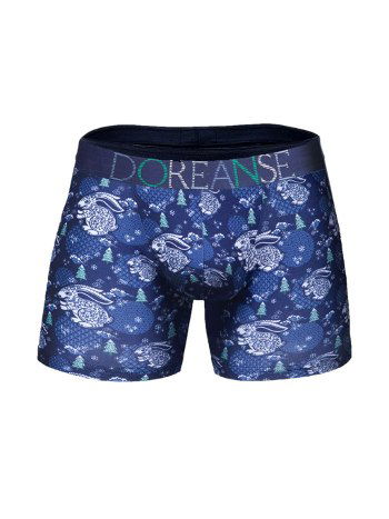 Tavşan Baskılı Modal Pamuk Erkek Boxer Doreanse 1732