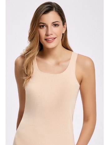 Geniş Askılı Pamuk Atlet Kadın İlke 2202