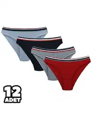 Pamuklu Dikişli Pırlanta Bikini Külot Tutku 0746