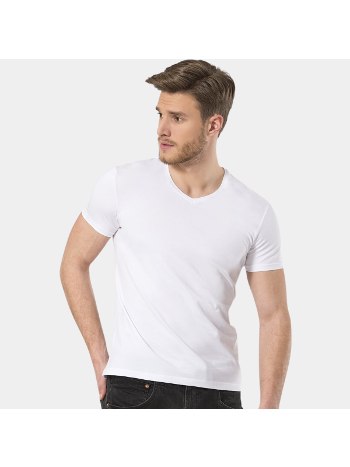 Pamuklu Kısa Kollu Erkek Tişört Wtshirt Vegas