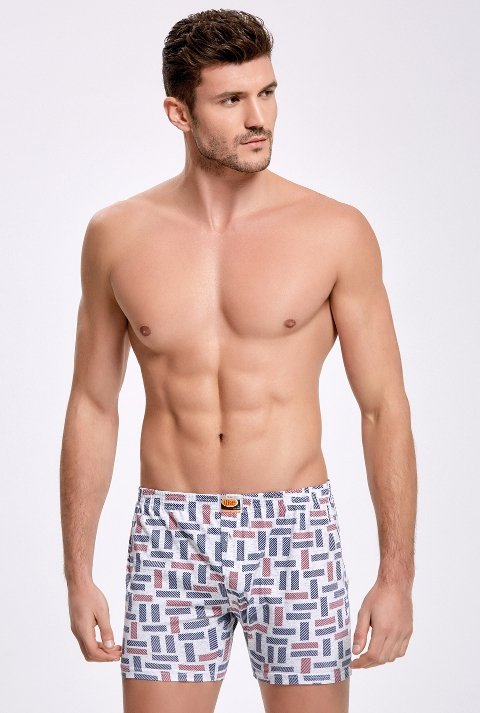 Esnek Bel Lastiği Pamuk Boxer Erkek İlke 001