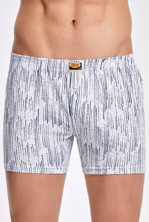 Esnek Bel Lastiği Pamuk Boxer Erkek İlke 001 - Asorti