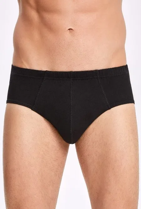 Pamuklu Kompakt Kesim Slip Külot İlke 1017 - Siyah