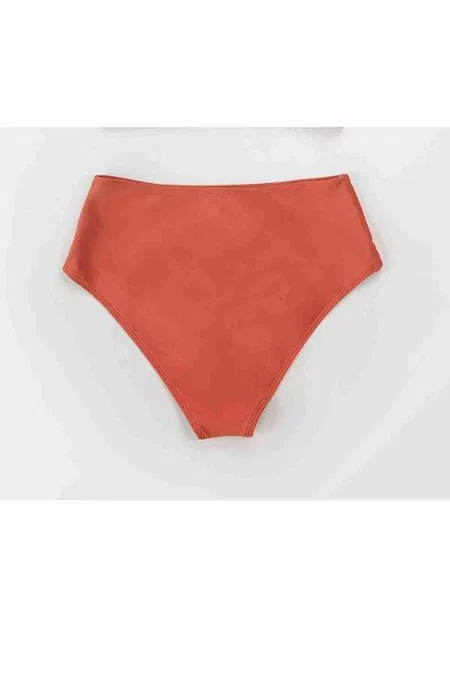 Angelsin Yüksek Bel Bikini Altı Kırmızı MS42008 - Kırmızı
