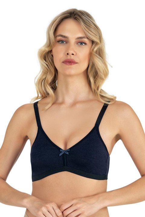 Dantel Detaylı Askılı Sütyen Fabony 1150 - Lacivert