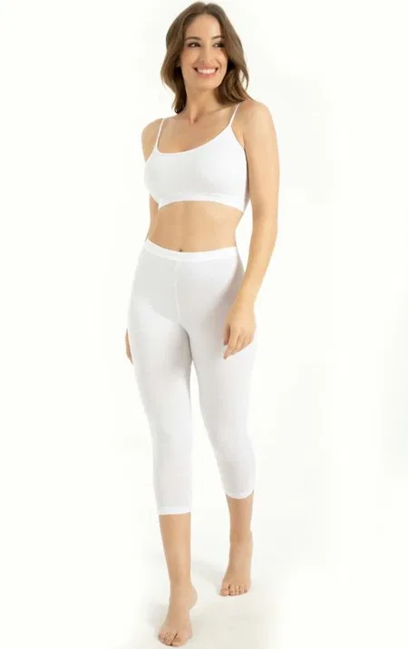 Bambu İp Askı Pedli Büstiyer Q-En 708 - Beyaz