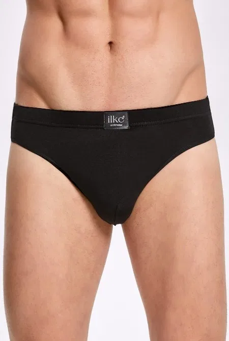 Bambu Elastan Kompakt Kesim Erkek Slip Külot İlke 1607 - Siyah