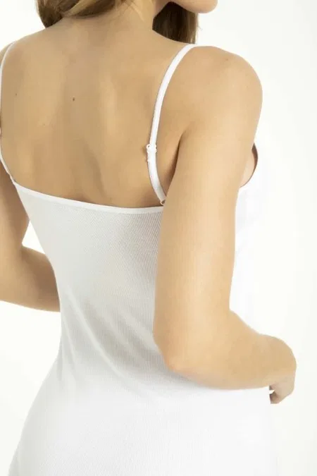 Q-En Bambu Elastan Kısa Kol Atlet Q-En 711 - Görsel 3