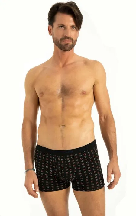 Pamuklu Esnek Bel Lastikli Boxer Q-En 516 - Asorti