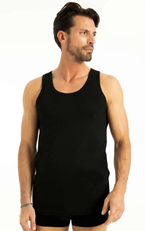 Pamuklu Ribana Askılı Atlet Erkek Q-En 1001 - 2