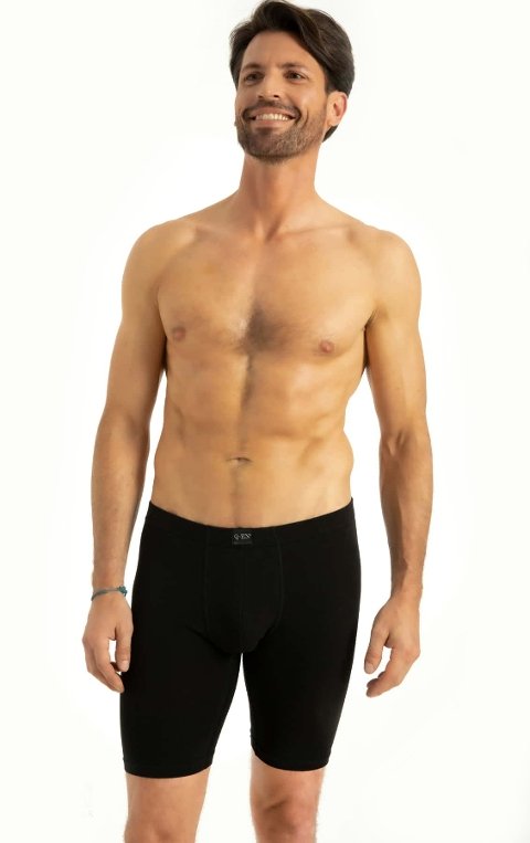 Q-En Pamuklu Esnek Bel Uzun Paça Boxer Q-En 524