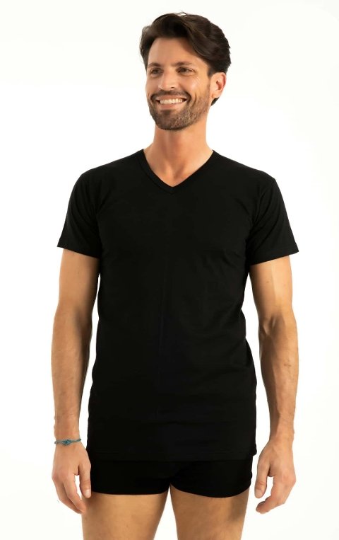 Pamuklu V Yaka Askılı Atlet Erkek Q-En 1004