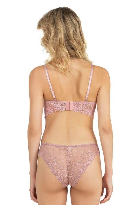 Dantelli Bralet Destekli Sütyen Takım Fabony 4210 - A.Gülkurusu