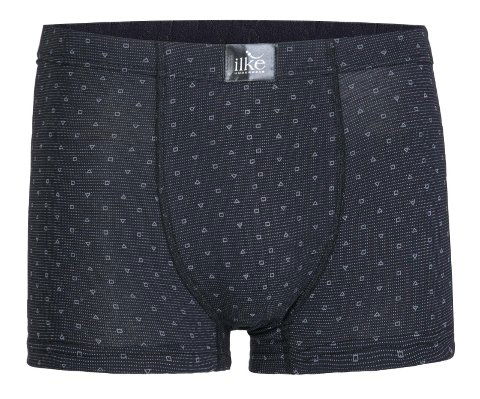 Likralı Pamuklu Desenli Boxer İlke 1601