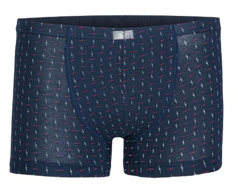 Pamuklu Modal Desenli Boxer İlke 1616