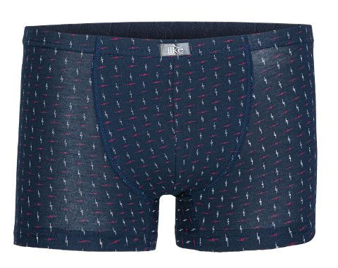 Pamuklu Modal Desenli Boxer İlke 1616