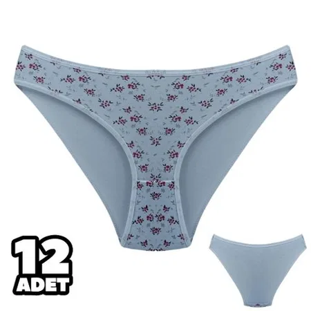 Yüksek Pamuk Oranlı Dikişli Slip Külot Dondeza 101 - Beyaz