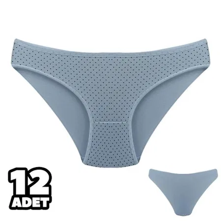 Pamuklu Yüksek Bel Bikini Külot Dondeza 101132 - Beyaz