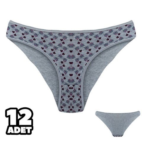 Pamuklu Desenli Bikini Külot Dondeza 101-141