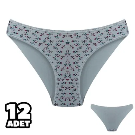Yüksek Pamuk Oranlı Dikişsiz Bikini Külot Dondeza 101-142 - Ekru
