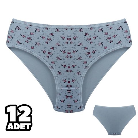 Yüksek Bel Desenli Kadın Külot Dondeza 201134