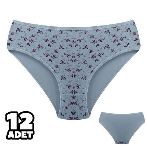 Yüksek Bel Desenli Kadın Külot Dondeza 201134