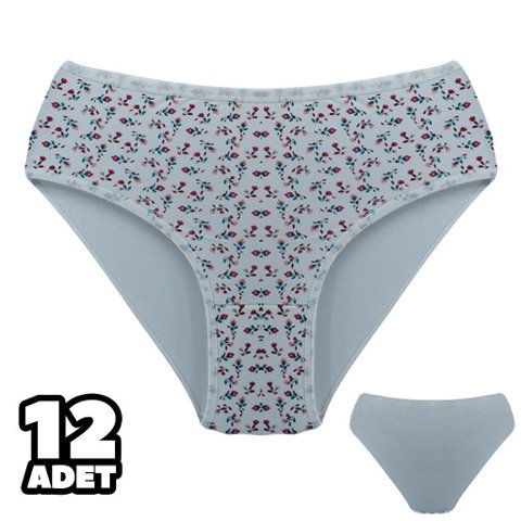 Yüksek Bel Destekli İnce Desenli Külot Dondeza 301