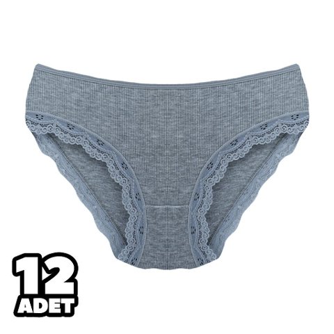 Yüksek Bel Destekli Bato Külot Dondeza 3054 - Gri