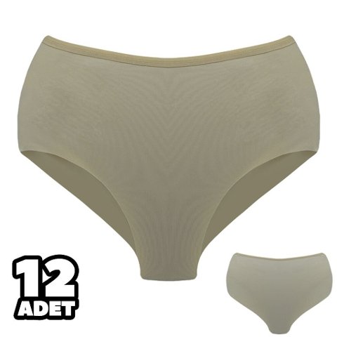 Yüksek Bel Dikişsiz Kadın Külot Karın Desteği Dondeza 3060