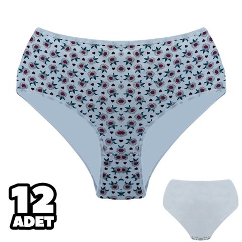 Yüksek Bel Destekli Kadın Battal Bato Külot Dondeza 601-33