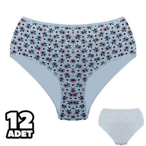 Yüksek Bel Destekli Kadın Battal Bato Külot Dondeza 601-33