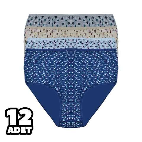 Yüksek Bel Destekli Bato Külot Dondeza 616 - Asorti