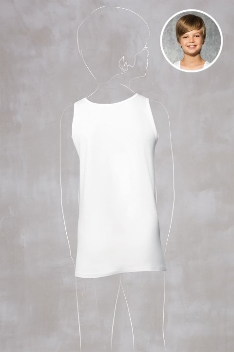 Modal Pamuklu Atlet Erkek Çocuk Doreanse 600 - 2